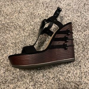 Gianni Bini black wedges